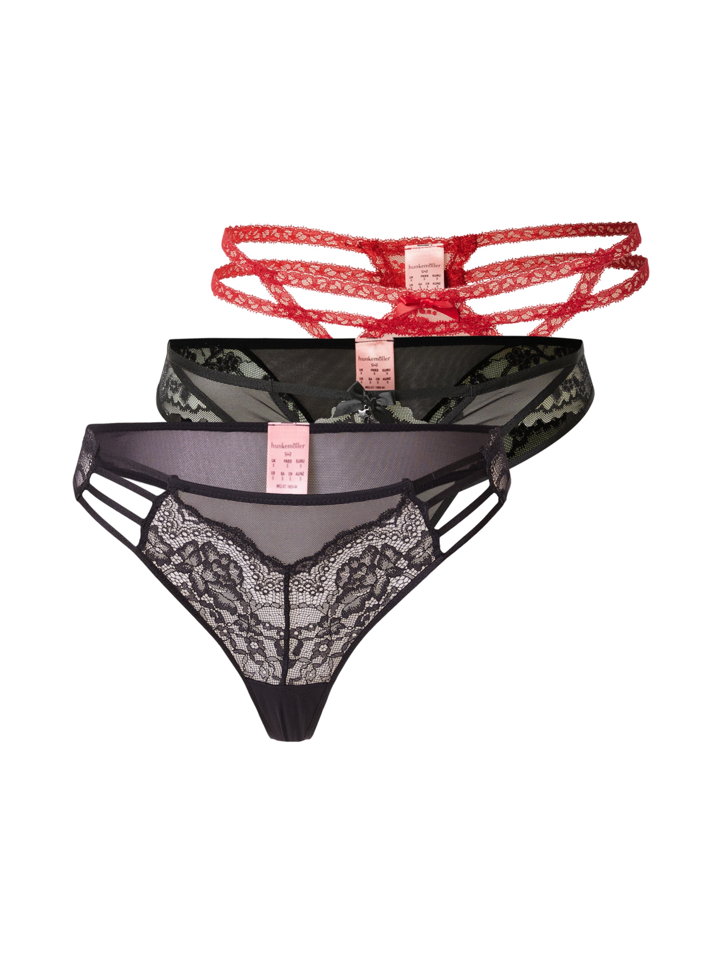 Hunkemöller String in Blauw: voorkant