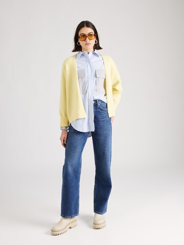 BOSS Knit cardigan 'Falescana' in Yellow