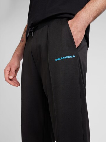 Karl Lagerfeld Regular Hose in Schwarz