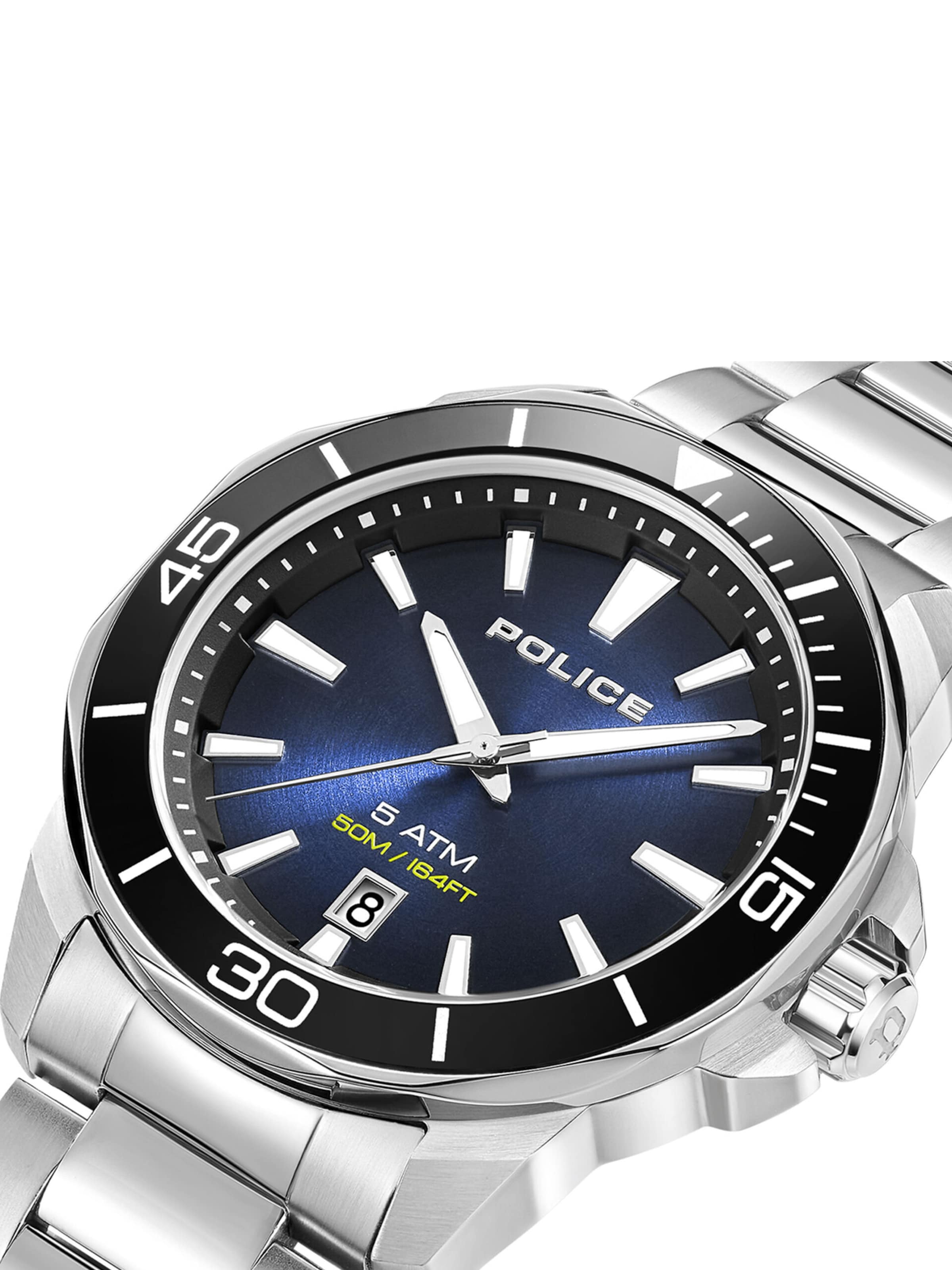 POLICE Analog Watch 'Thornton' in Silver