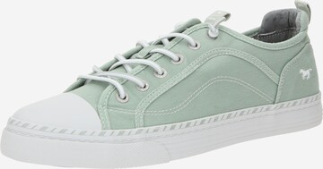 MUSTANG Sneakers laag in Groen: voorkant