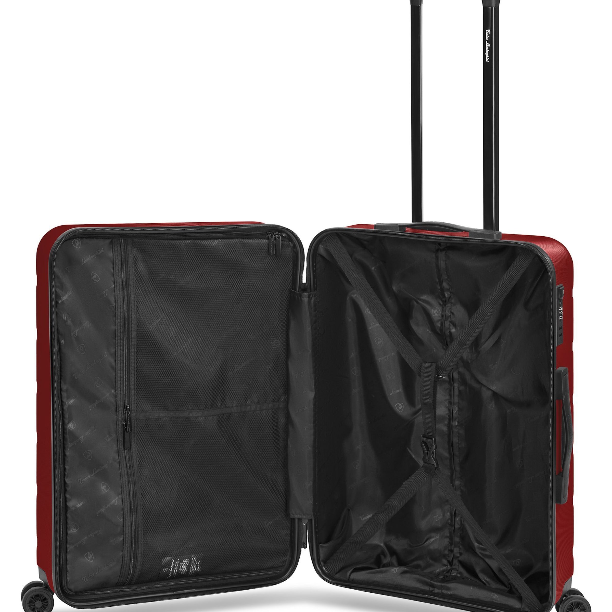 Trolley 'Bologna' di Tonino Lamborghini in rosso