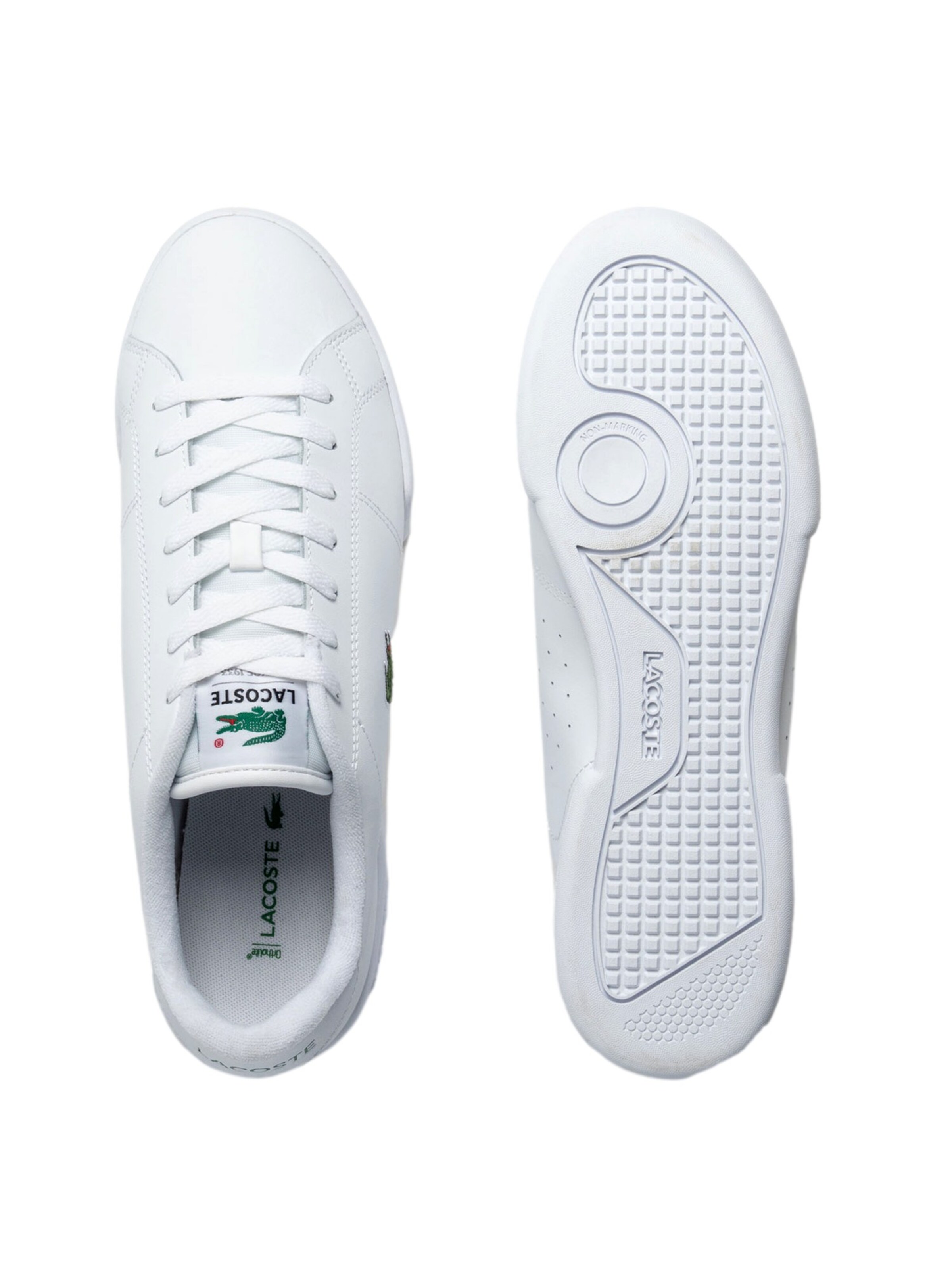 LACOSTE Sneakers laag 'Carnaby Cup' in Wit