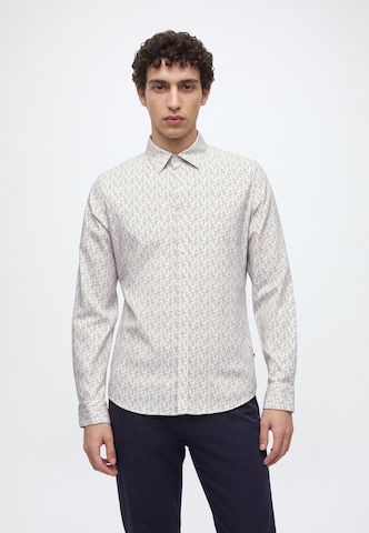 s.Oliver - Ajuste estrecho Camisa en beige: frente