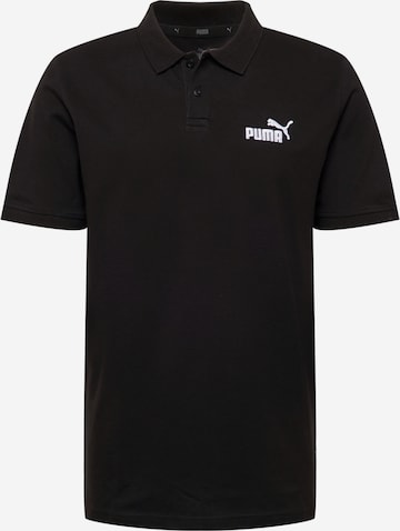 PUMA Poloshirt  'Essentials' in Schwarz: front