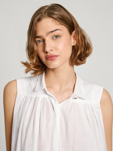 Camicia da donna 'Mina' di Pepe Jeans in bianco