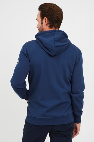 FQ1924 Kapuzensweatjacke 'THURE' in Blau