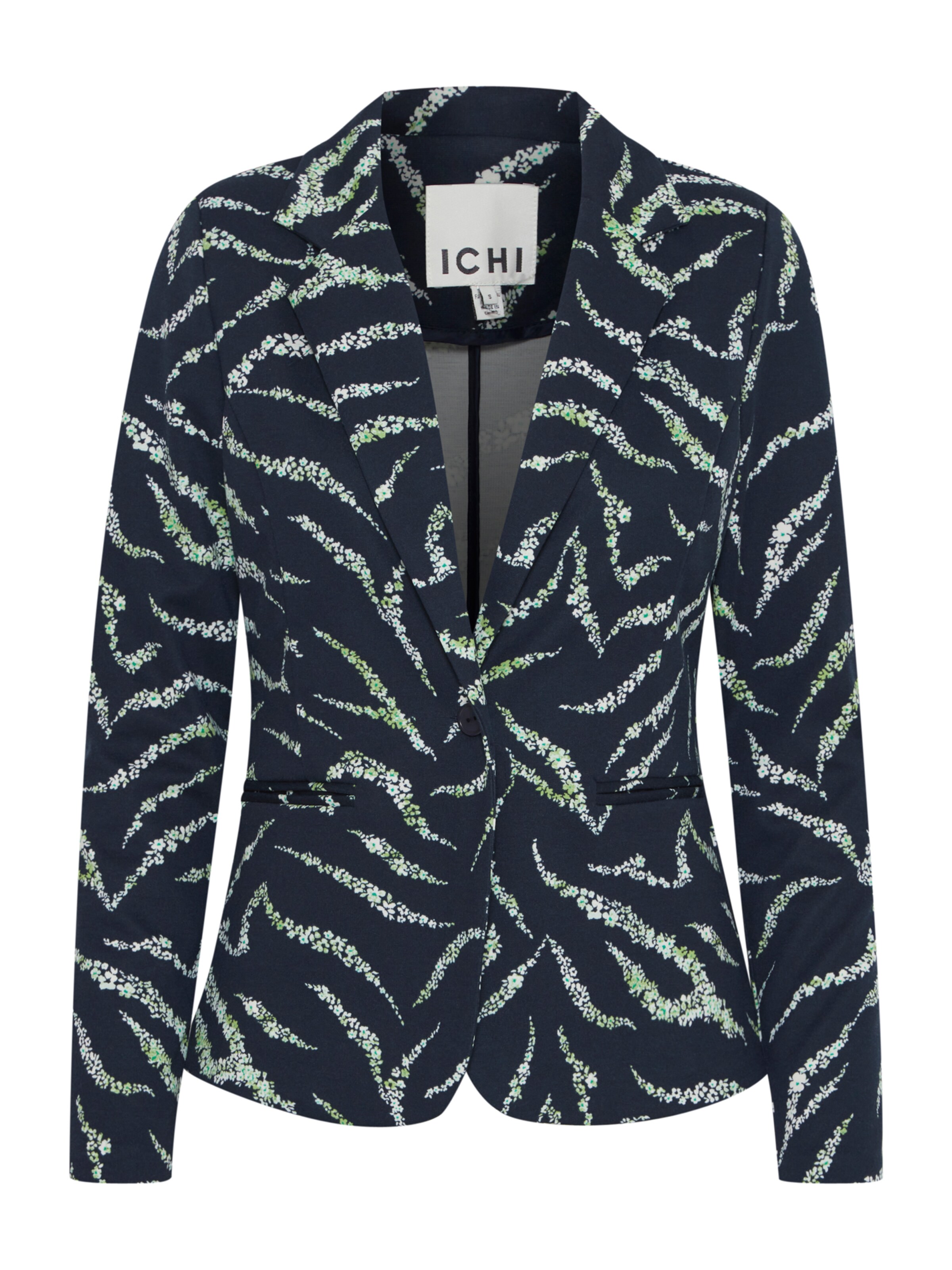 ICHI - Blazer 'KATE' em azul: frente