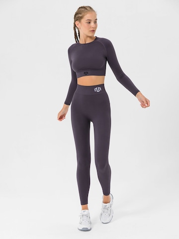 MOROTAI Skinny Sporthose 'NAIKAN SEAMLESS' in Lila