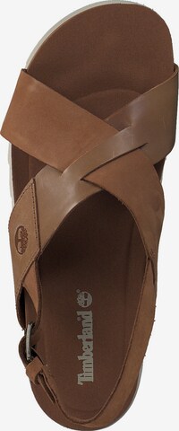 TIMBERLAND Sandale 'Santa Monica' in Braun