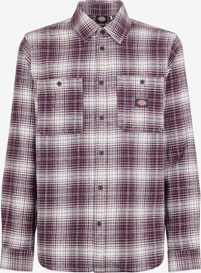 Marškiniai 'EVANSVILLE' iš DICKIES, spalva – tamsiai violetinė / balta, Prekių apžvalga