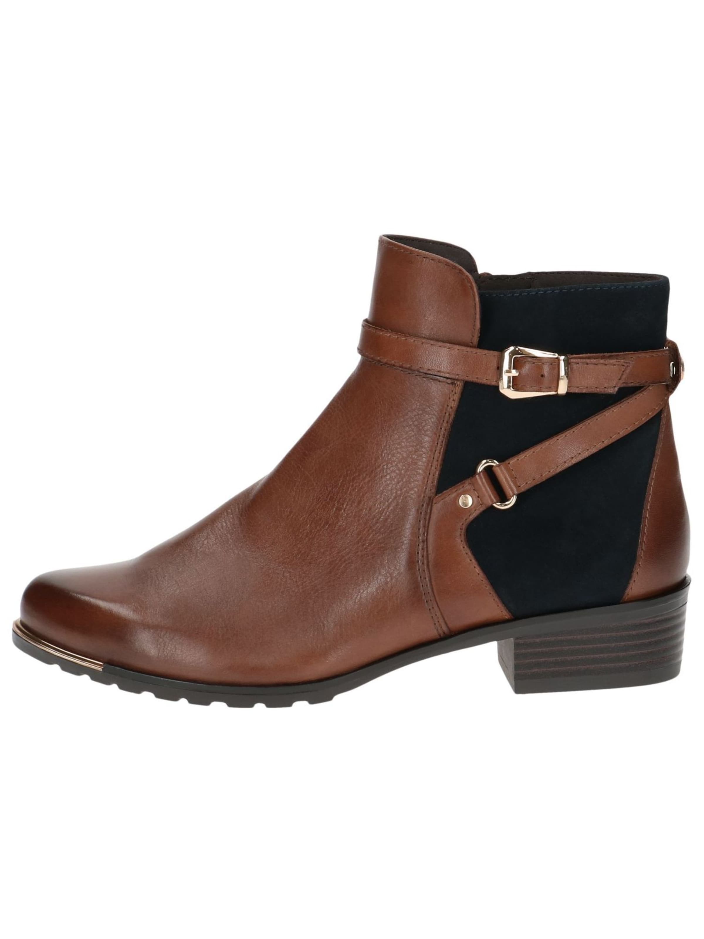 CAPRICE - Botines en marrón