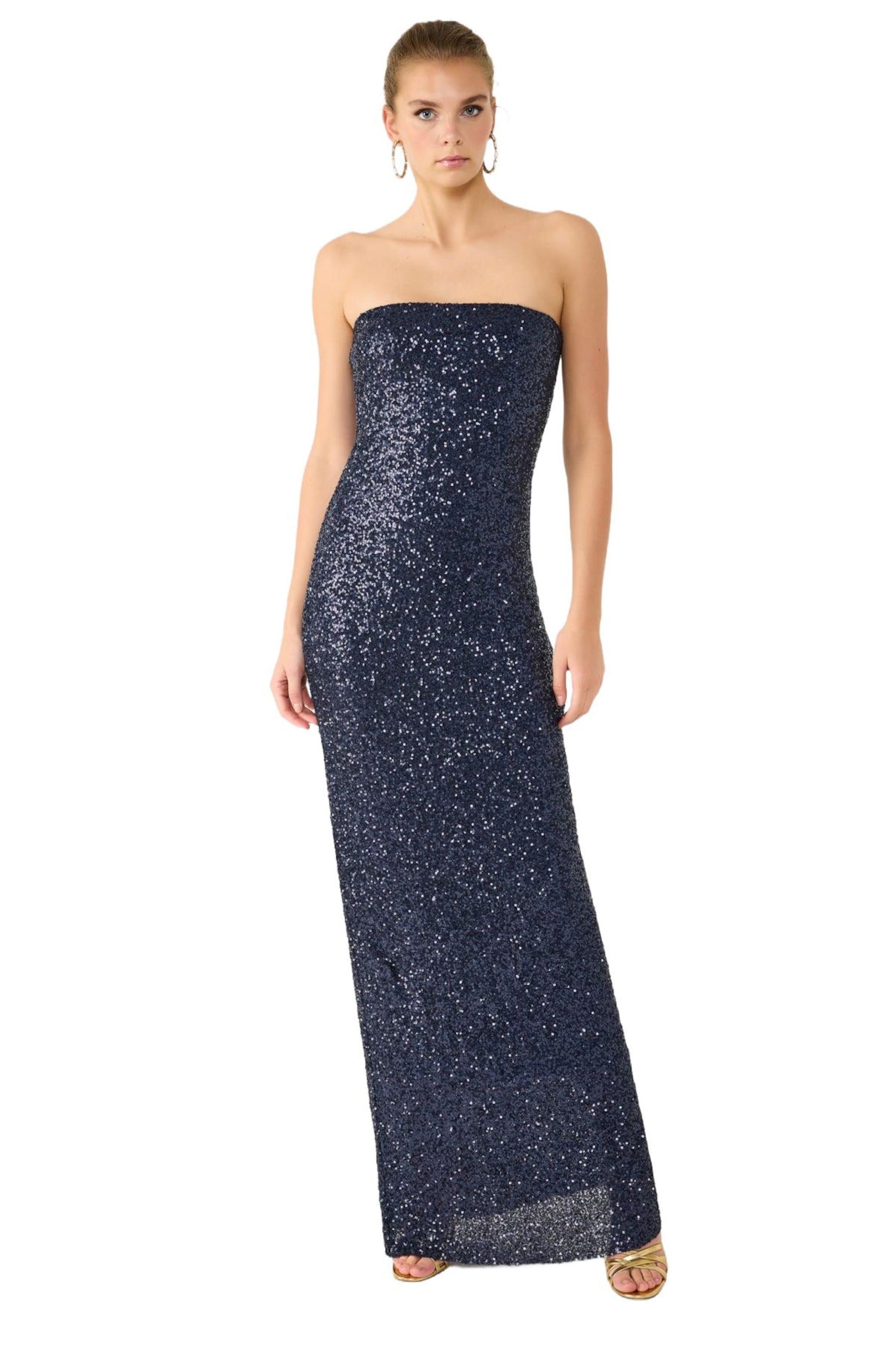 No Matter What Avondjurk in Blauw: voorkant