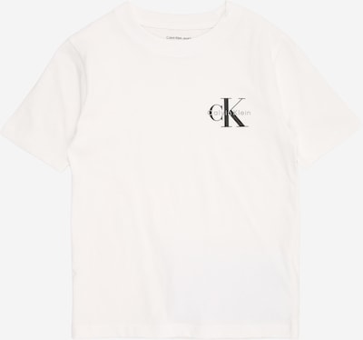 104 dydžio Marškinėliai iš Calvin Klein Jeans, spalva – šviesiai pilka / juoda / balta, Prekių apžvalga