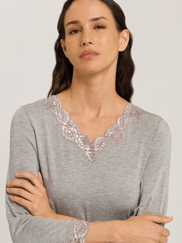 Hanro Nachthemd ' Natural Elegance ' in Grau