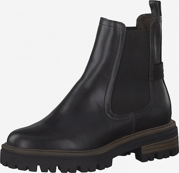 TAMARIS Chelsea Boots in Black: front