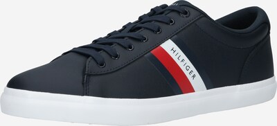 sötétkék / piros / fehér TOMMY HILFIGER Rövid szárú edzőcipők, Termék nézet