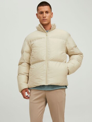 Veste d’hiver JACK & JONES en beige : devant