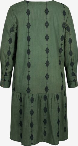 Zizzi Kleid 'XAVA' in Grün