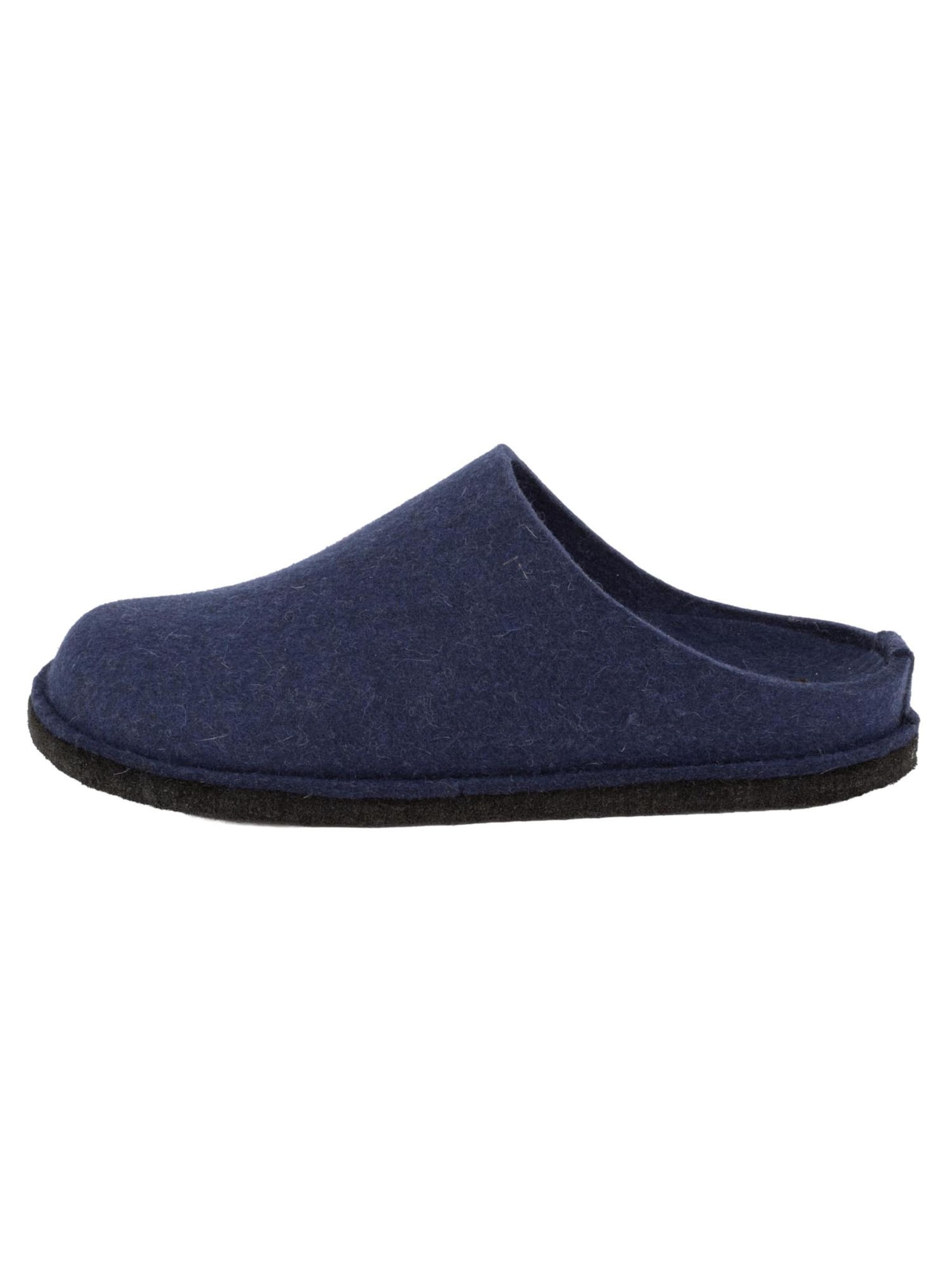 HAFLINGER Pantolette 'Flair Soft'‌‌‌‌‌‌‌‌‌ in Blau: Vorderseite