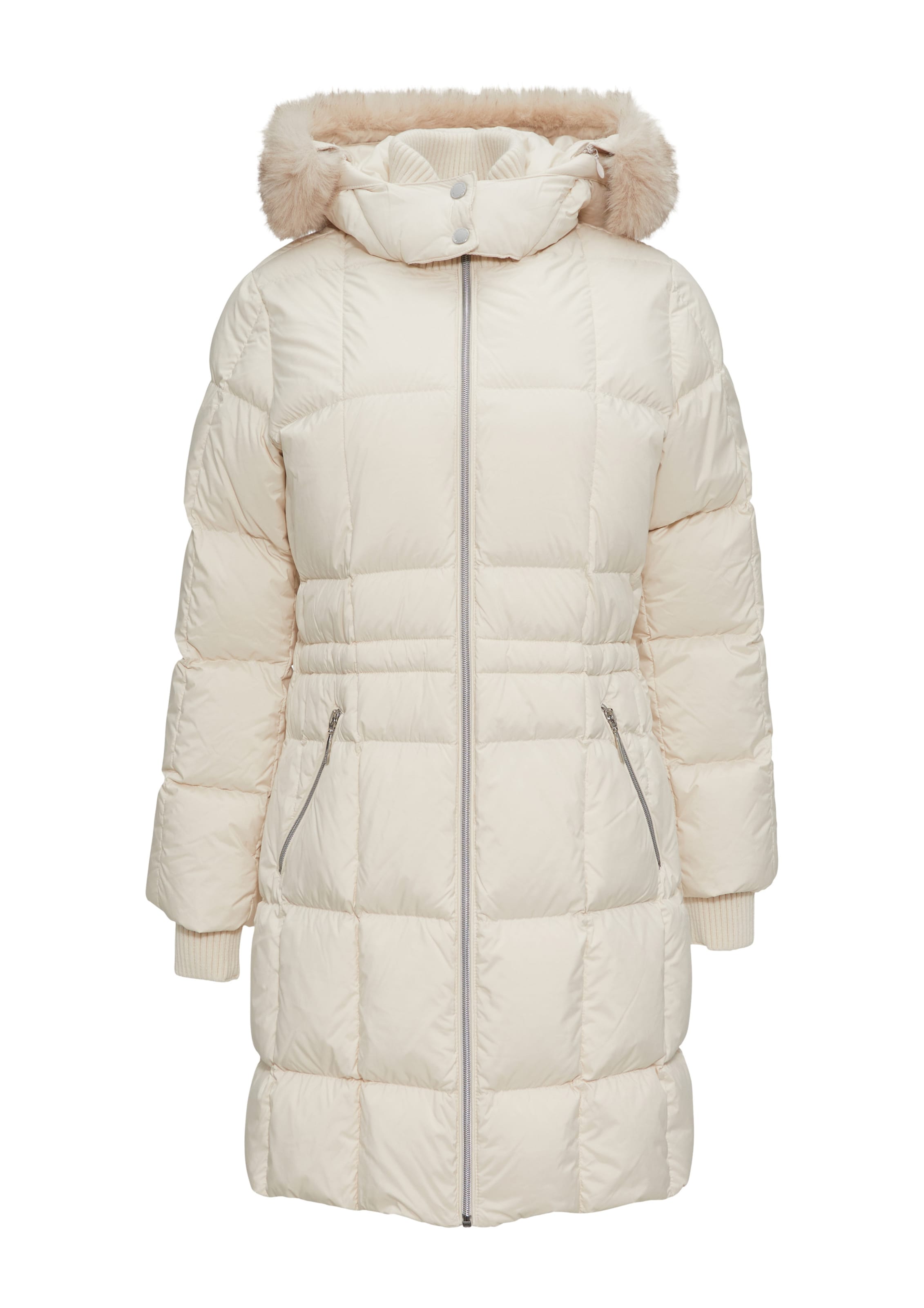 COMMA Winterjacke in Beige: Vorderseite