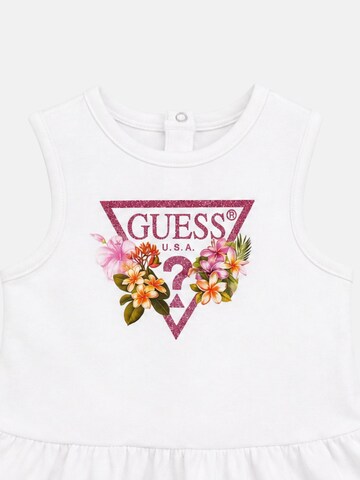 Robe 'INTERLOCK' GUESS KIDS en blanc