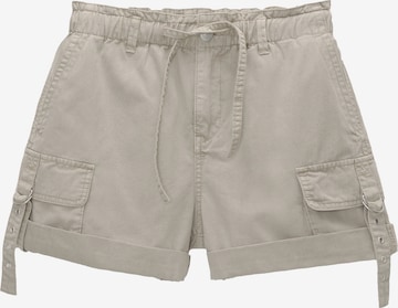 Pull&Bearregular Cargo hlače - smeđa boja: prednji dio