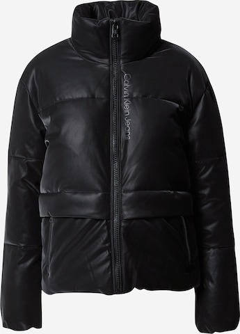 Calvin Klein Jeans Jacke in Schwarz: predná strana