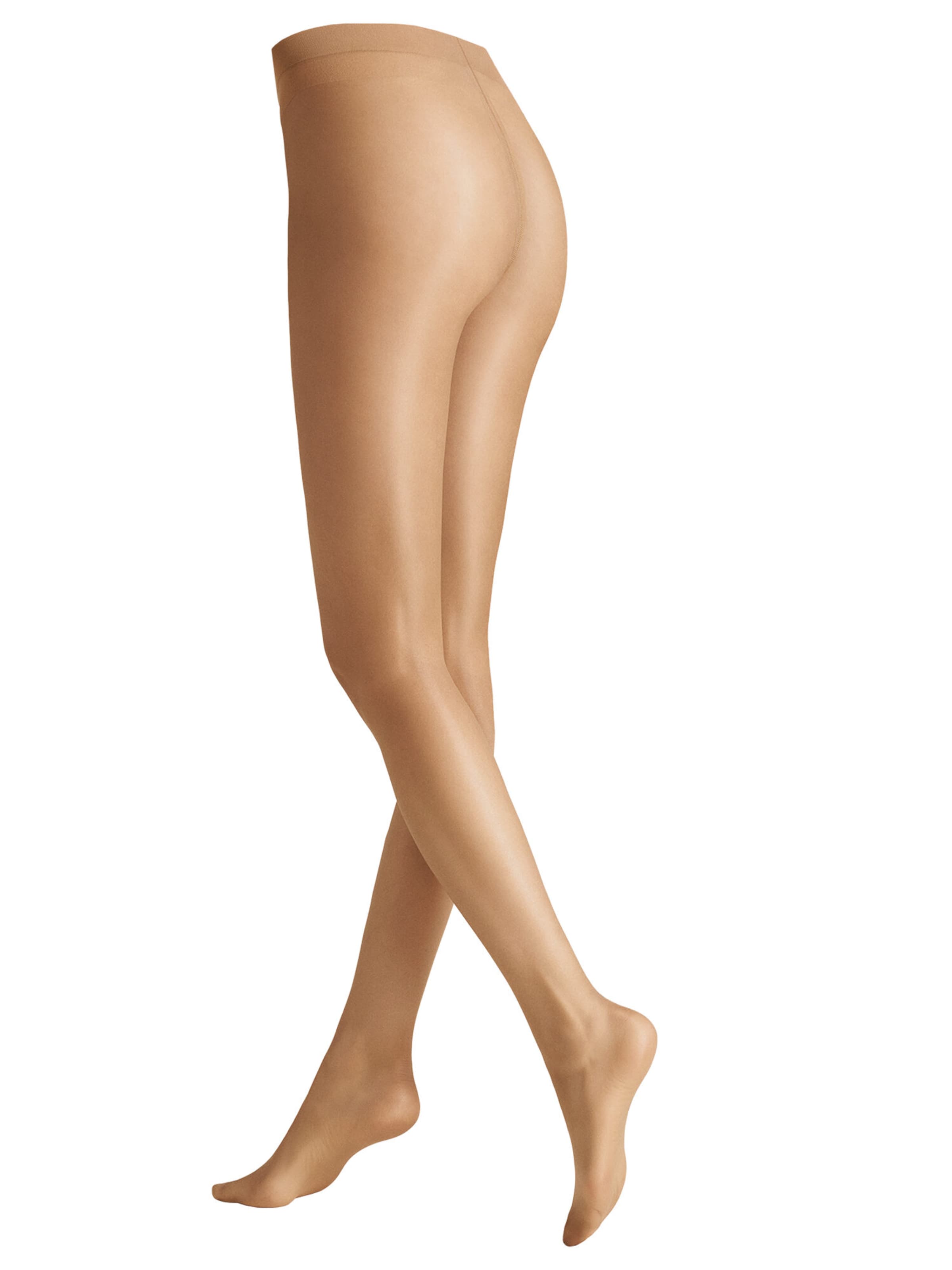 Chaussettes fines 'Perfect Shine 15' KUNERT en bronze : devant