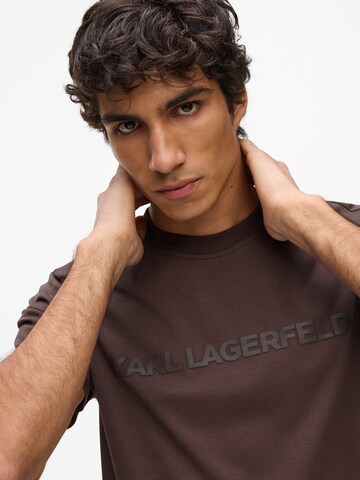 T-Shirt Karl Lagerfeld en marron