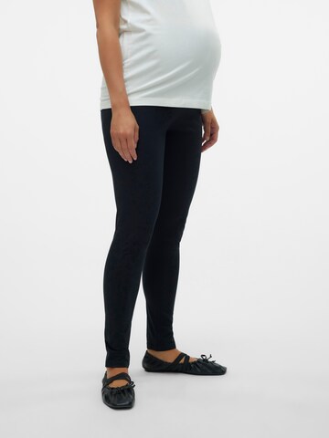 MAMALICIOUS Skinny Leggings 'MLEmma' in Green