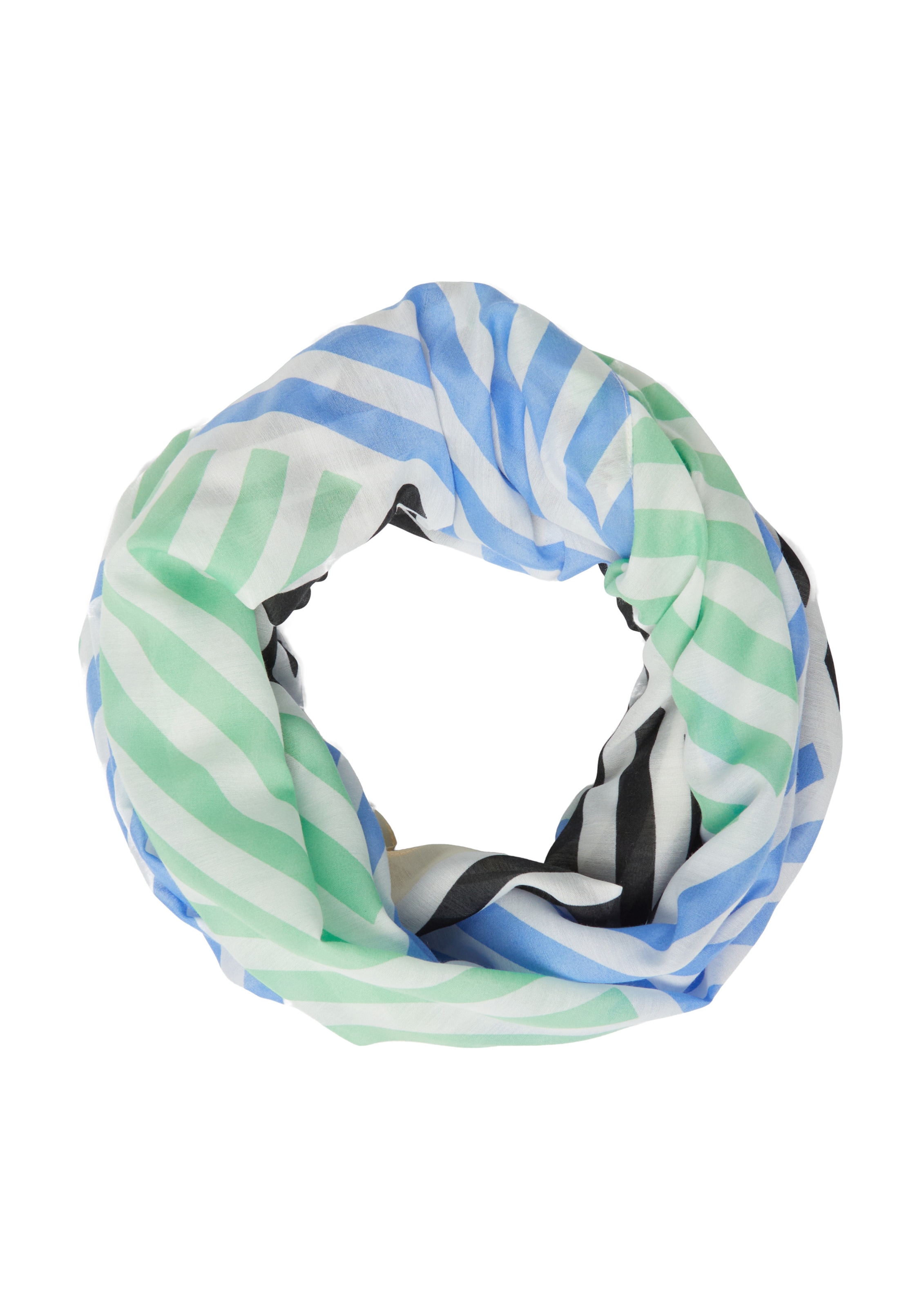 Écharpe tube s.Oliver en blanc : devant