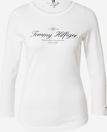 Maglietta di TOMMY HILFIGER in bianco: frontale