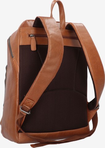 Plevier Rucksack 'Amaril' in Braun