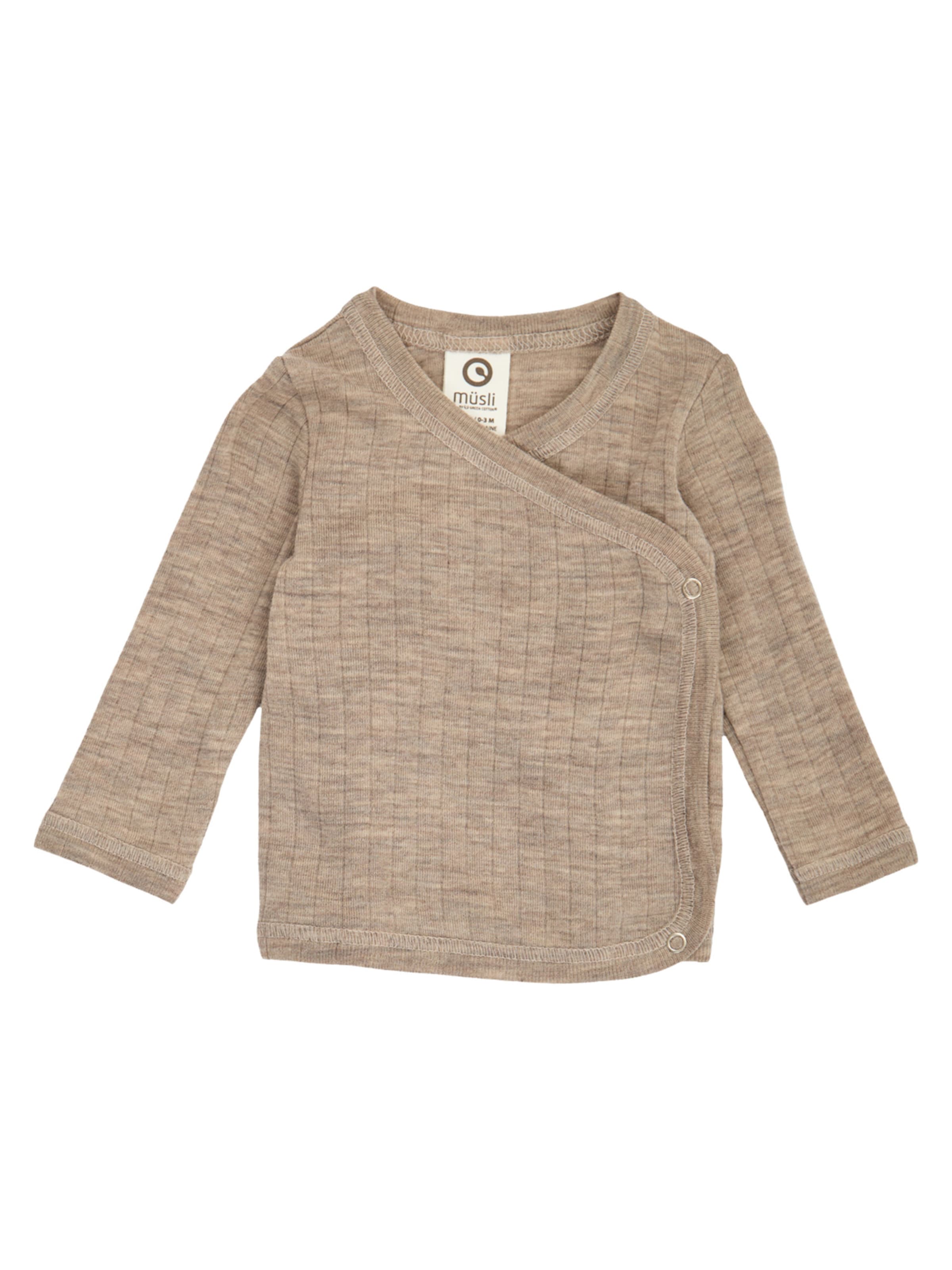 Cardigan Müsli by GREEN COTTON en marron : devant