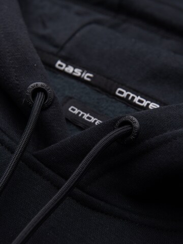 Sweat-shirt Ombre en noir