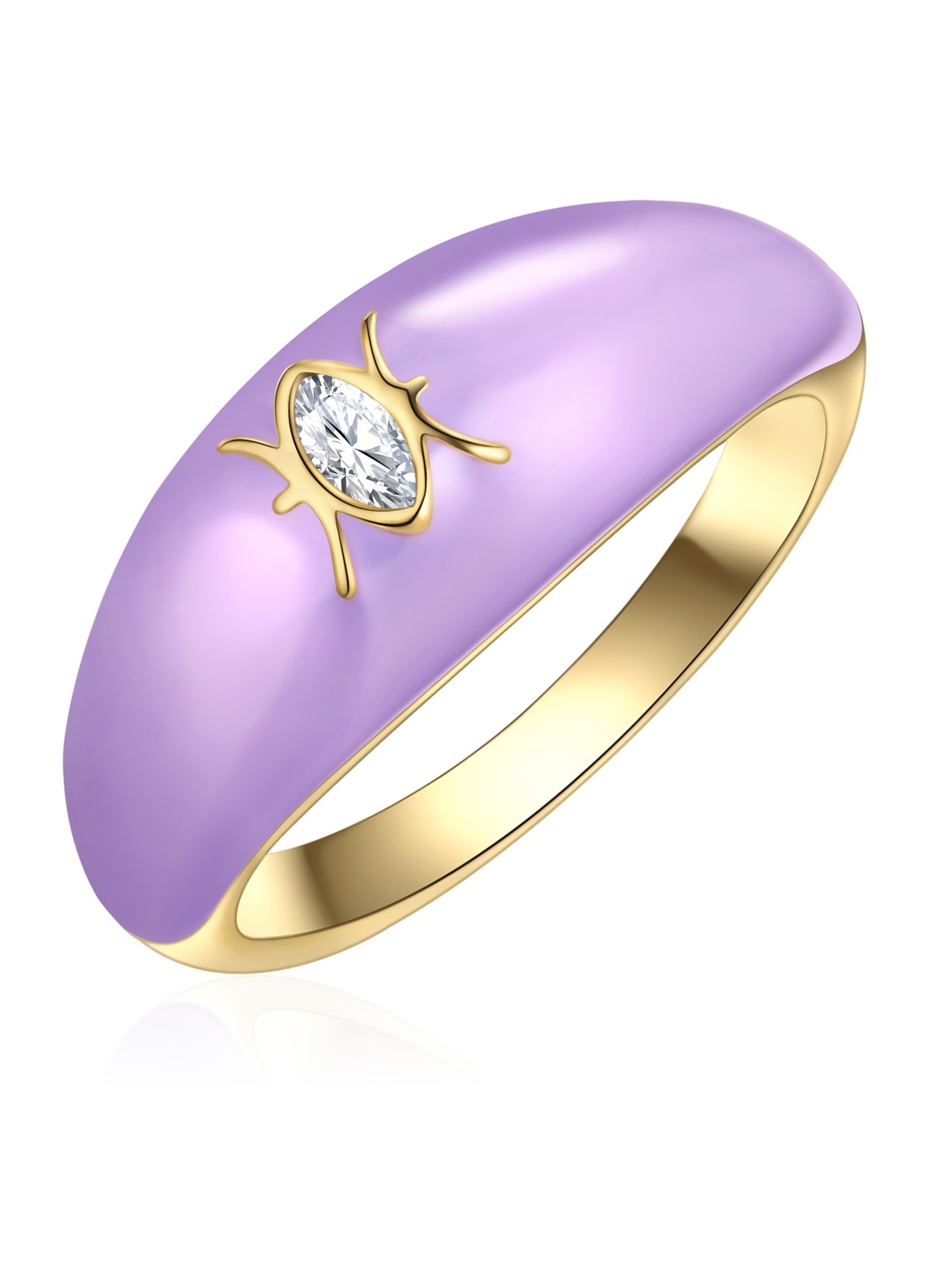 Glanzstücke München Ring in Purple
