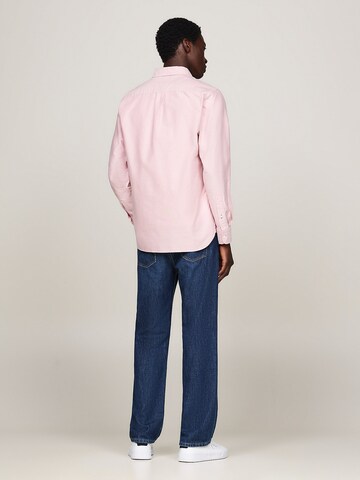 TOMMY HILFIGER Regular fit Overhemd 'Heritage' in Roze