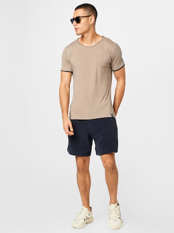 Key Largo T-shirt 'KARL-HEINZ' i beige