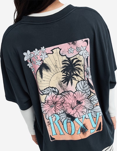 ROXY Camiseta en aqua / antracita / rosé / offwhite, Vista del producto
