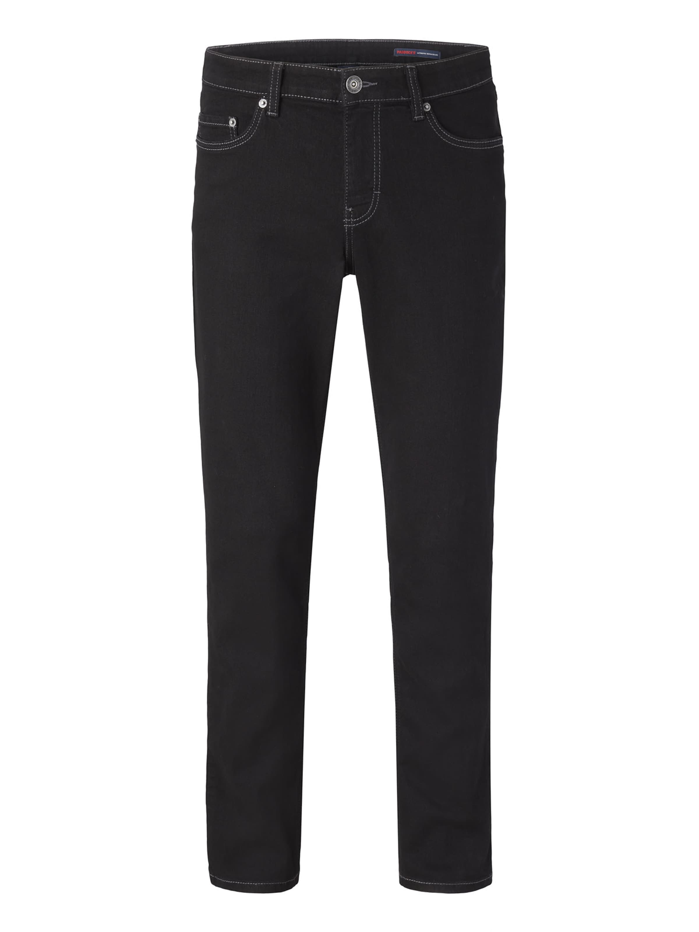 PADDOCKS Slimfit Jeans in Schwarz: Vorderseite