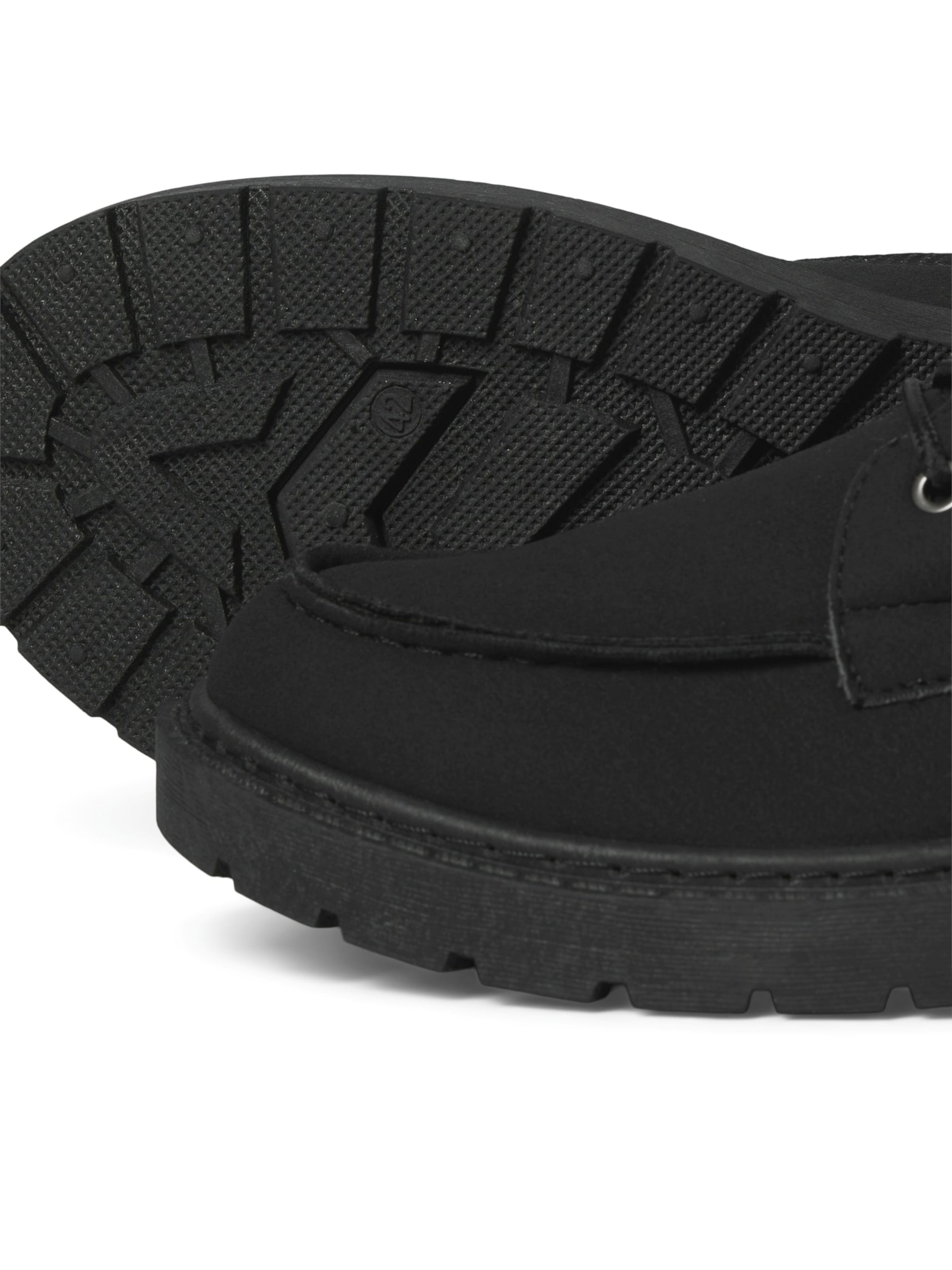 JACK & JONES - Botas con cordones en negro