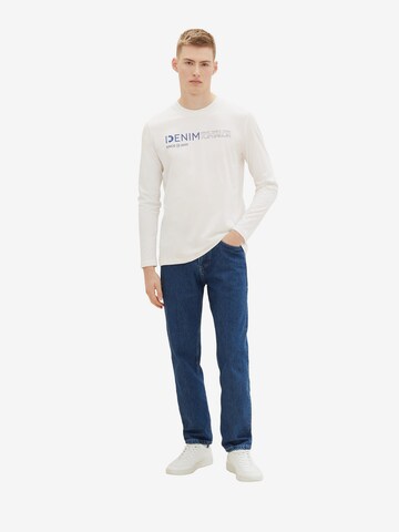 T-Shirt TOM TAILOR DENIM en blanc