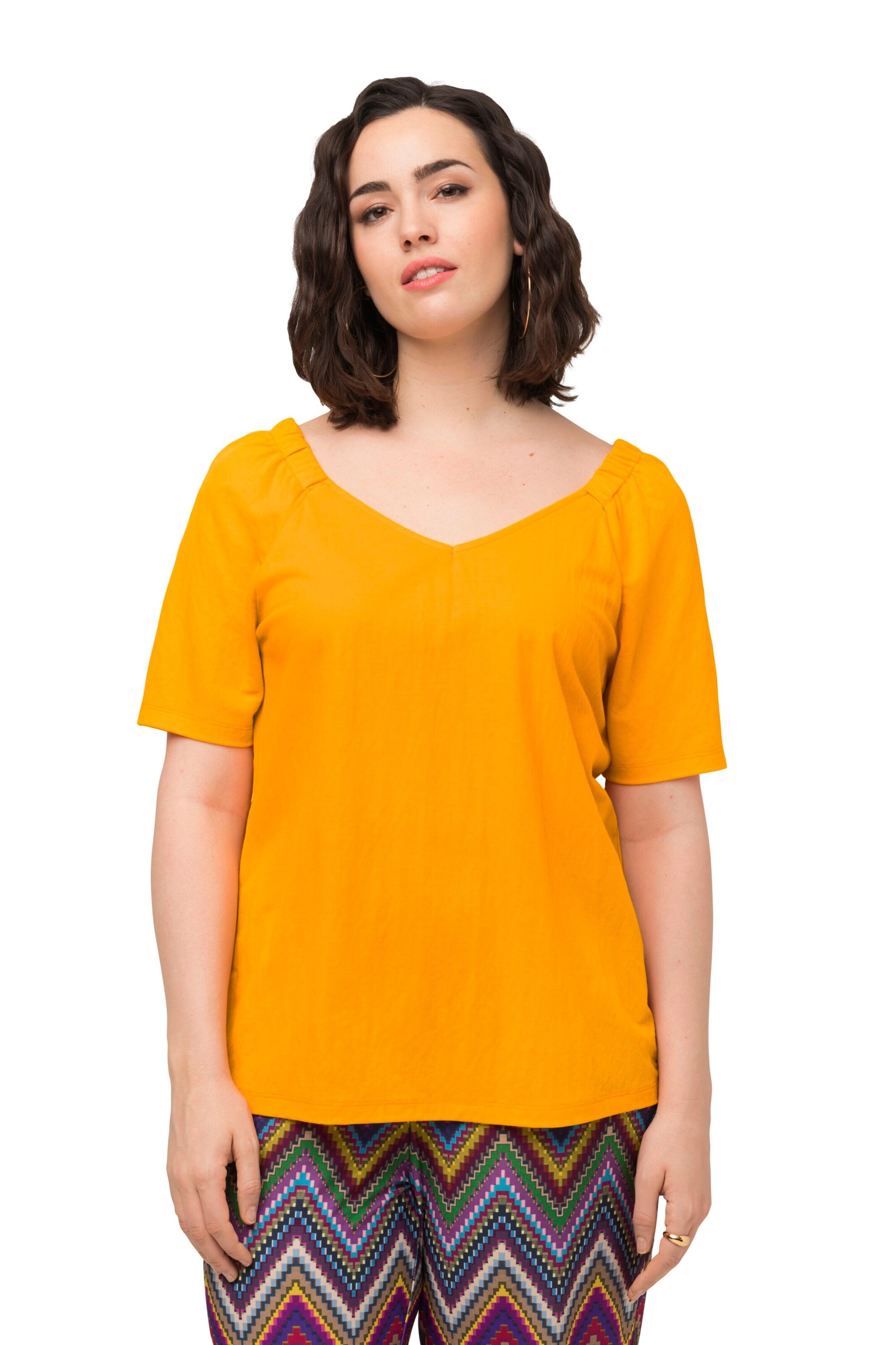 Ulla Popken Shirt in Orange: front