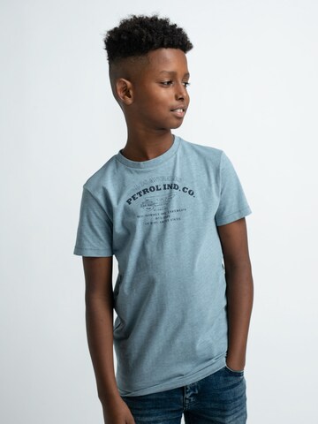 Petrol Industries T-Shirt 'Irondale' in Blau: Vorderseite