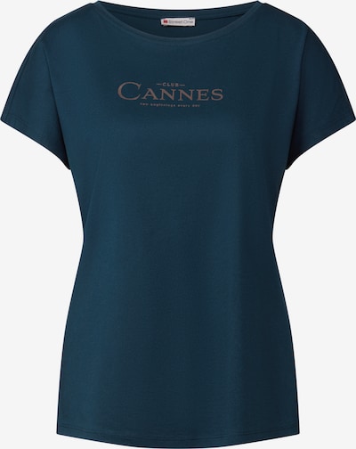 STREET ONE T-Krekls, krāsa - jūraszils / Sudrabs, Preces skats