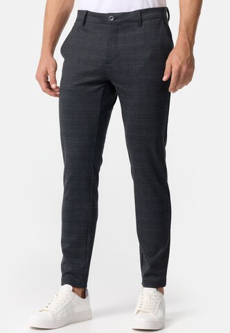 JEFF Regular Trousers 'Oliver ' in Grey: front