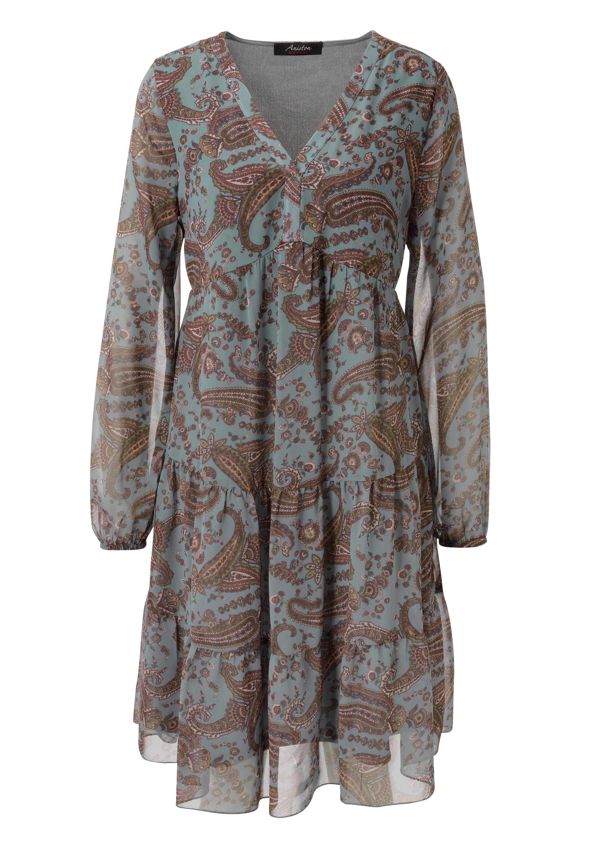 Aniston CASUAL Kleid in Grün: Vorderseite
