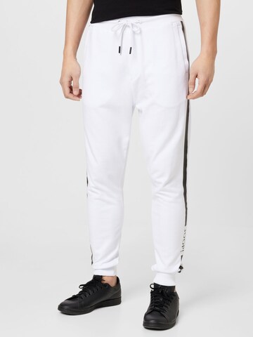 JOOP! Tapered Trousers in White: front