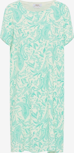 usha FESTIVAL Vestido de verão em turquesa / branco lã, Vista do artigo